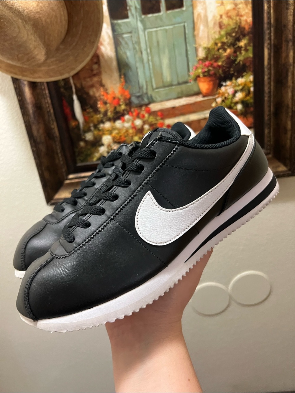 Nike Cortez Basic Black White (2023) sneakers